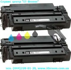 Заправка лазерного картриджа HP 51XD (Q7551XD)