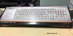 Клавиатура real-el standard 500 usb white