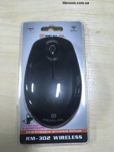 Купить Мышь Real-El RM-302 Wireless Black 