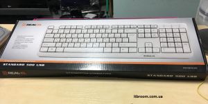 Купить Клавиатура real-el standard 500 usb white